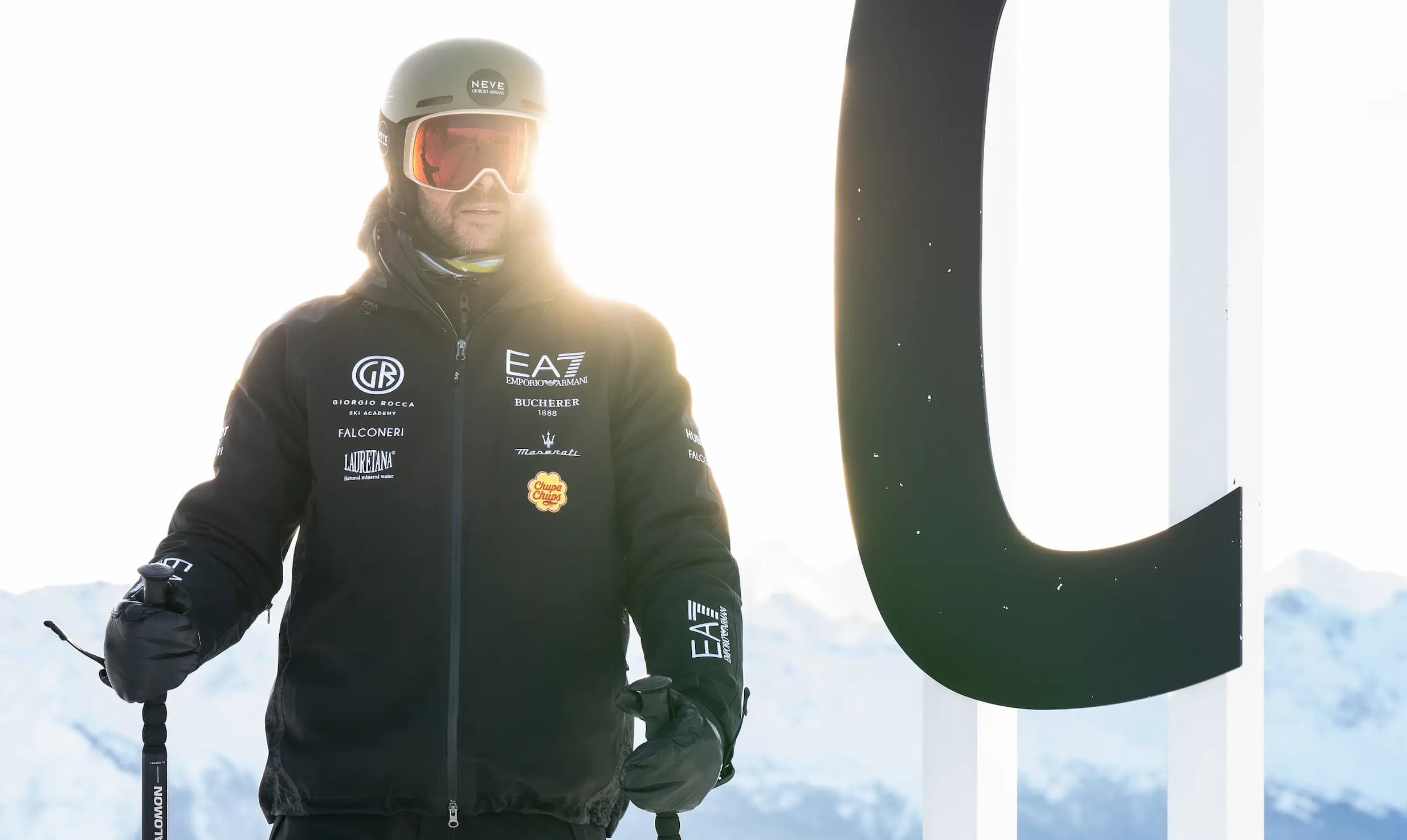 Skiing with the Matterhorn as a backdrop from Crans Montana