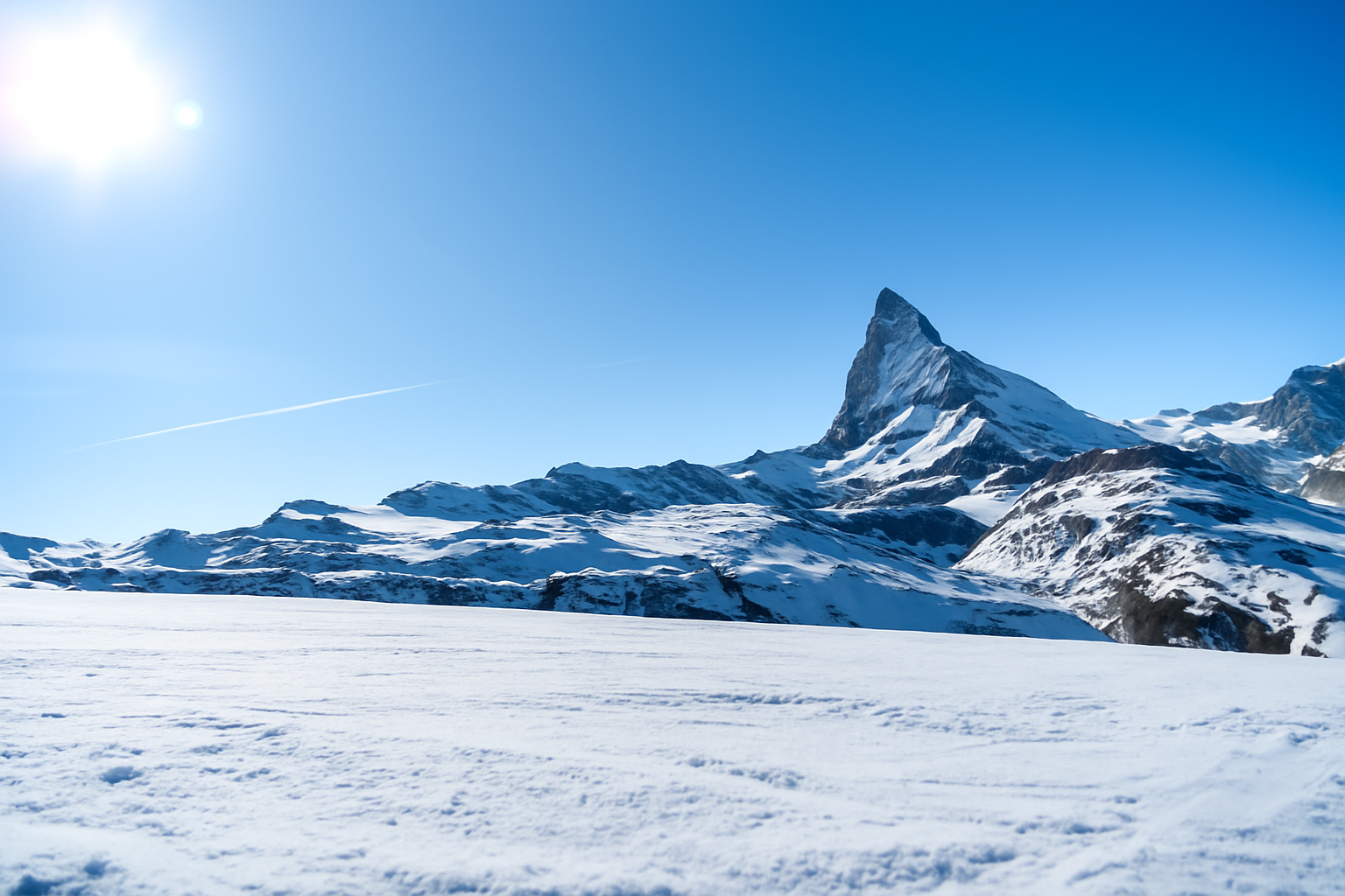 Featured article: Why Skiing in Zermatt Is a World-Class Experience - A professional image related to travel